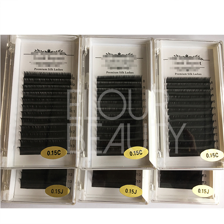 Wholesale prime silk lash extensions dallas with eyelash extension glue ES44